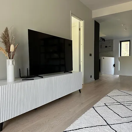 Brand New With Balcony And Free Parking דירה *